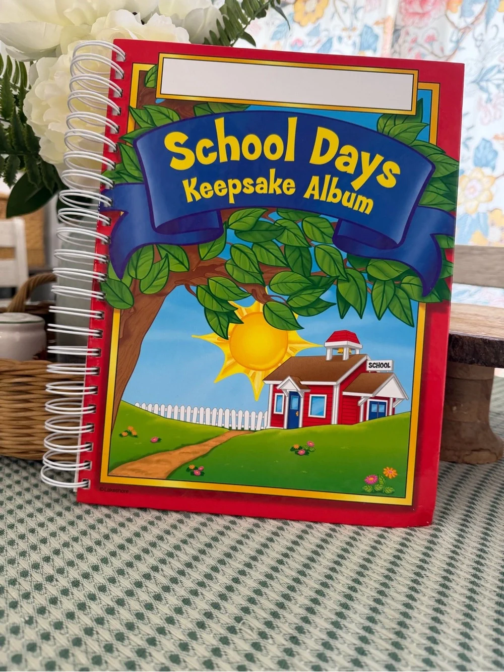 New School Keepsake Album Preschool - 12th Grade School Days Keepsake Album Red